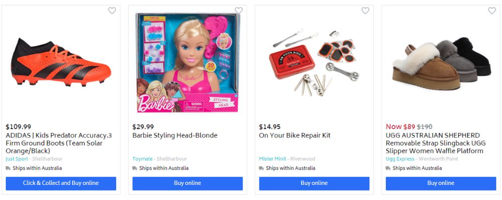 Trending products on Stockland Marketplace