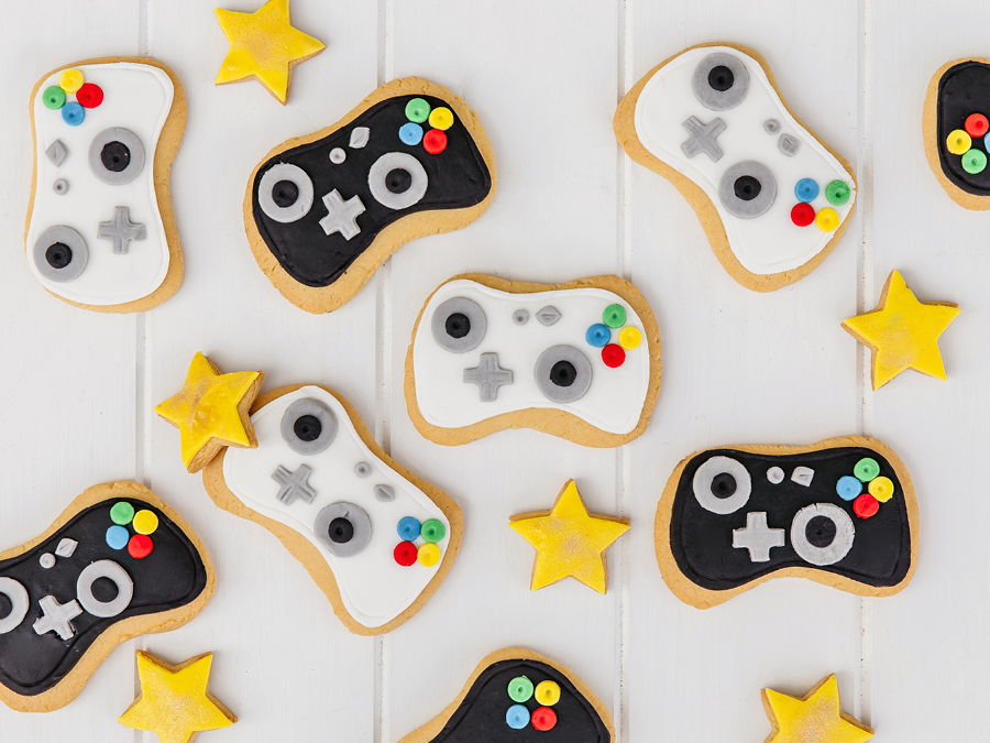 Gaming inspired cookies