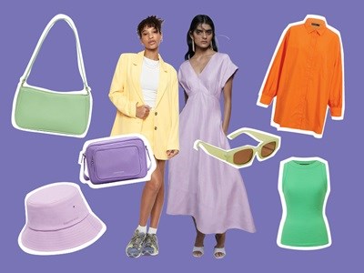 Your guide to the bold colours trend, summer 2022 style
