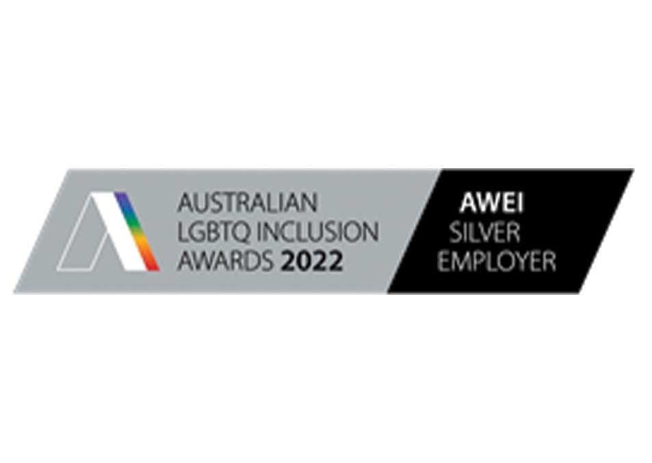 AWEI Silver Employer - Australian LGBTQ Inclusion Awards 2022 Logo