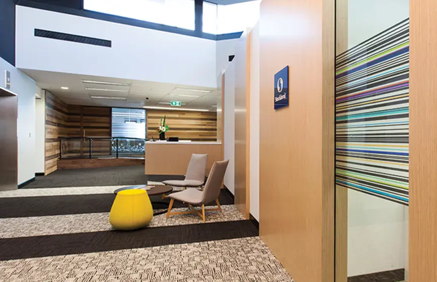 Corridor at the Stockland Perth office