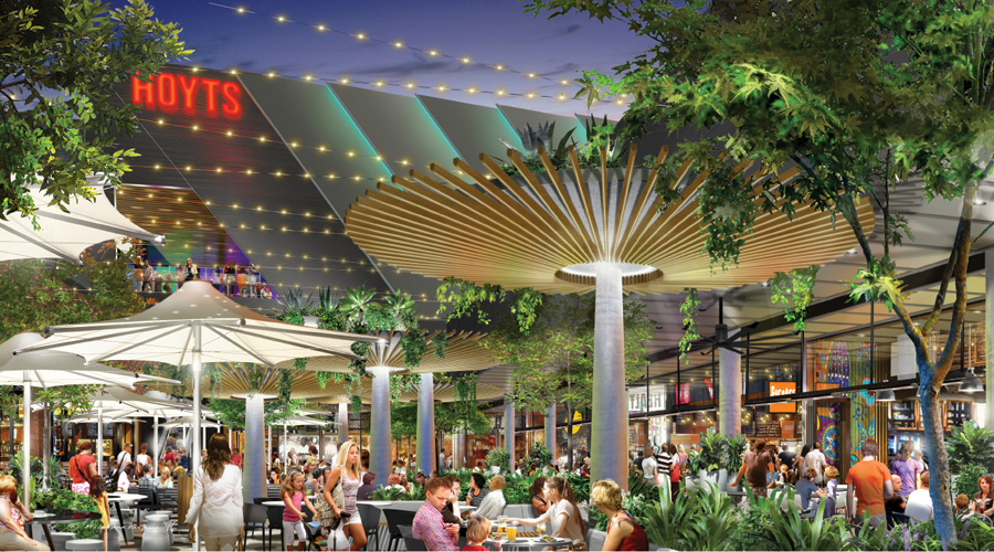 An artist's impression of the HOYTS complex at Stockland Green Hills, in East Maitland (NSW)