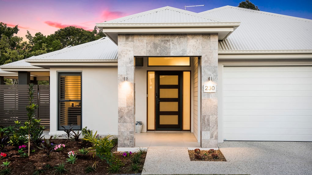 Front exterior of a home in a Stockland Halcyon community