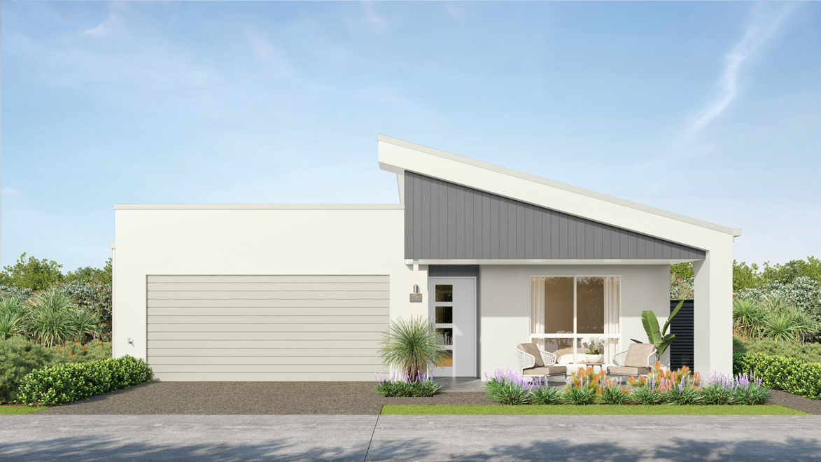 Avalon skillion facade urban colour scheme