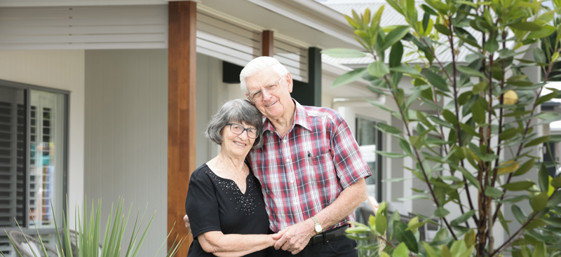 Homeowners Lyle and Gwen Sutcliffe