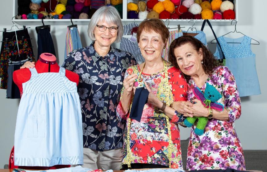 Halcyon Lakeside home owners sewing group