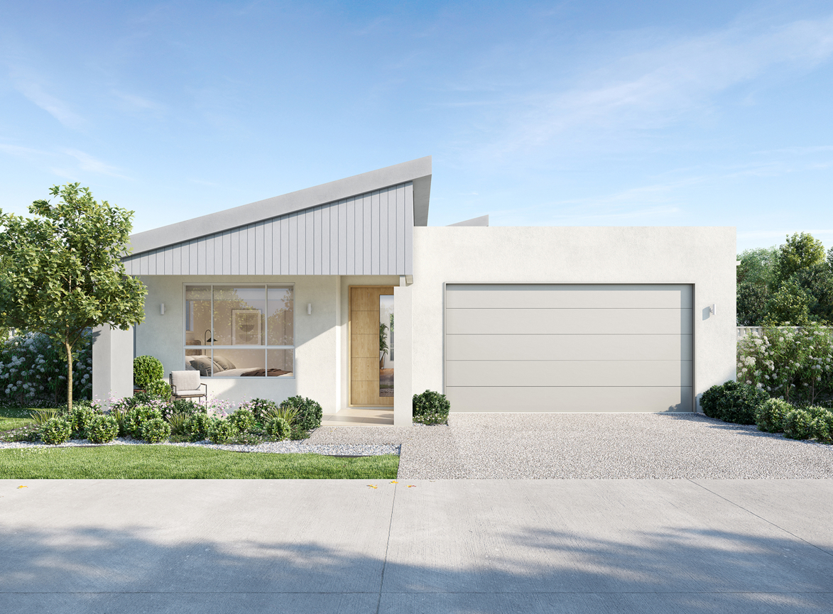 Barwon Skillion render in Bay colour