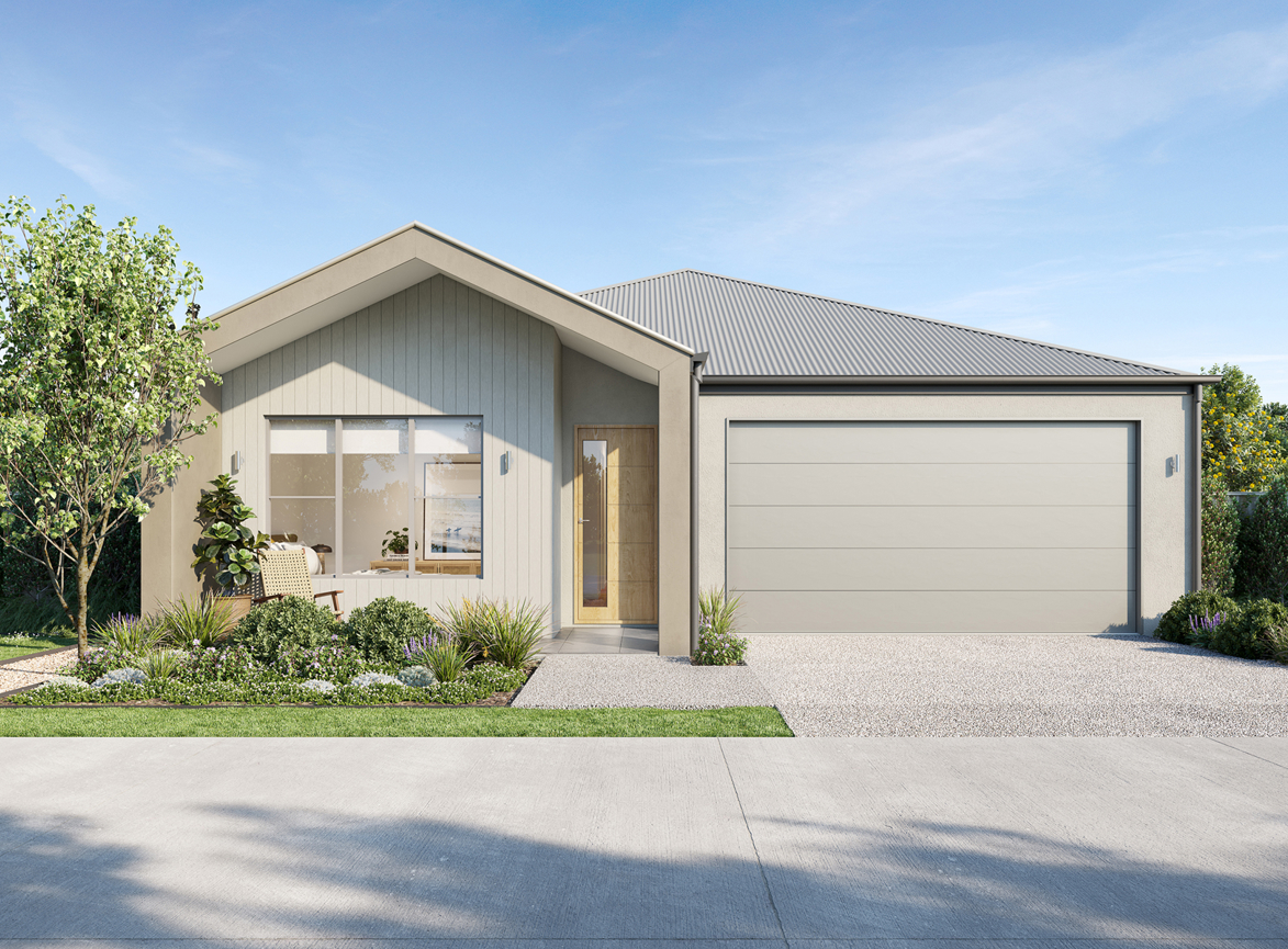 A VH03 Sharp Gable render in Range colour scheme