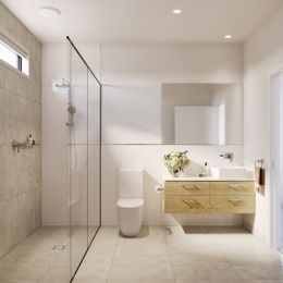 VH04 Bathroom render in Country colour