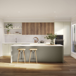 VH07 Kitchen render in Range colour