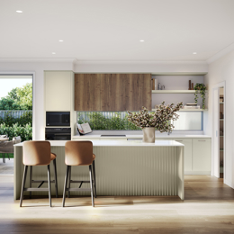 VH08 Kitchen render in Range colour