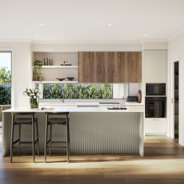 VH11 Kitchen render in Range colour