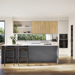 VH11 Kitchen render in Town colour