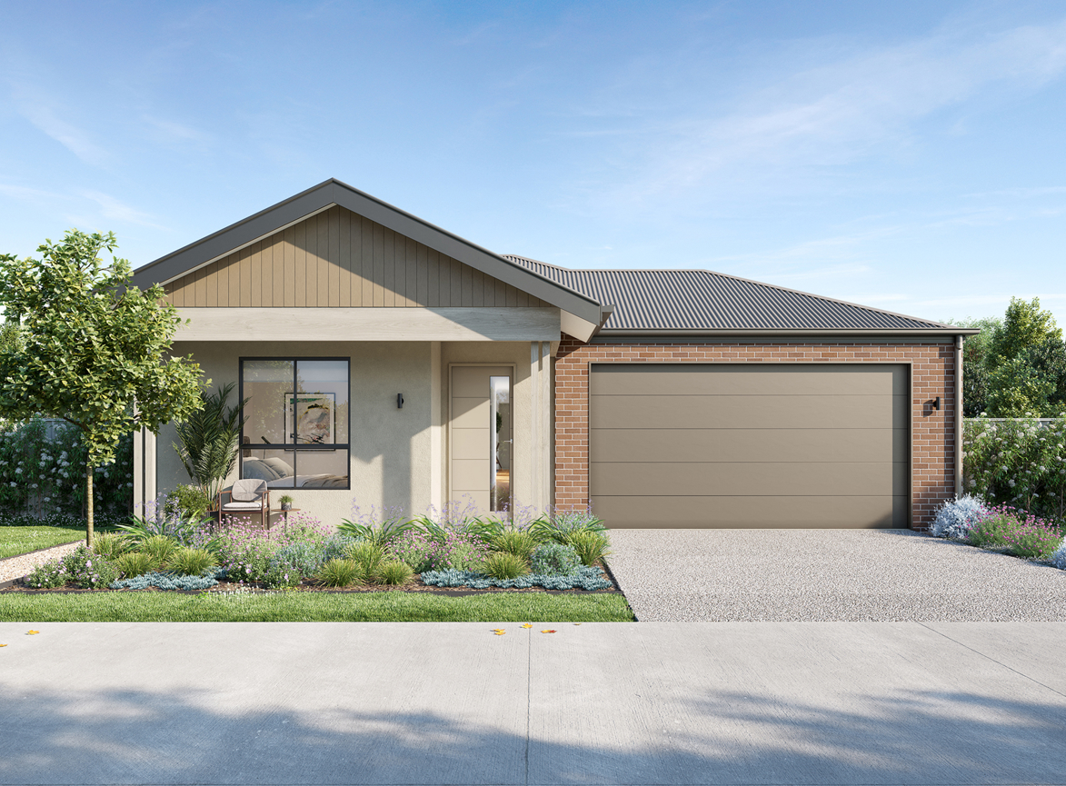 VH12 Gable render in country colour