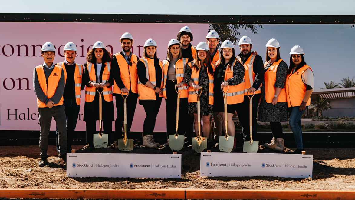 A team photo taken from the Jardin clubhouse SOD turn event.