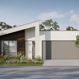 A H05 Skillion Render in a Country external colour scheme