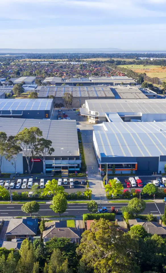Stockland Oakleigh aerial property view