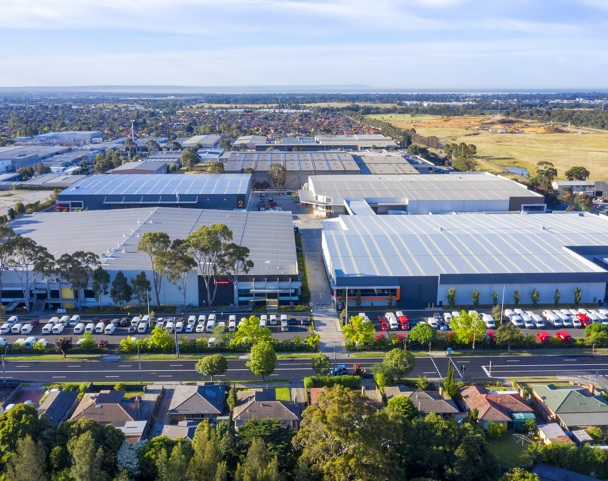 Stockland Oakleigh aerial property view