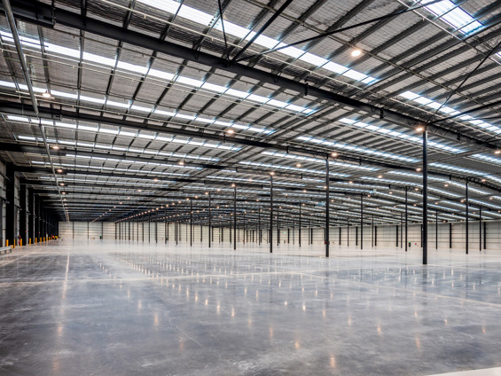 90 Melbourne Dr inside warehouse view