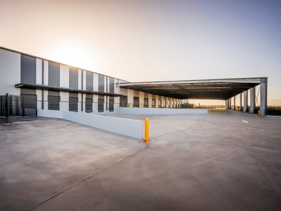 90 Melbourne Dr loading dock view