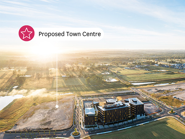 The Gables Town Centre Location