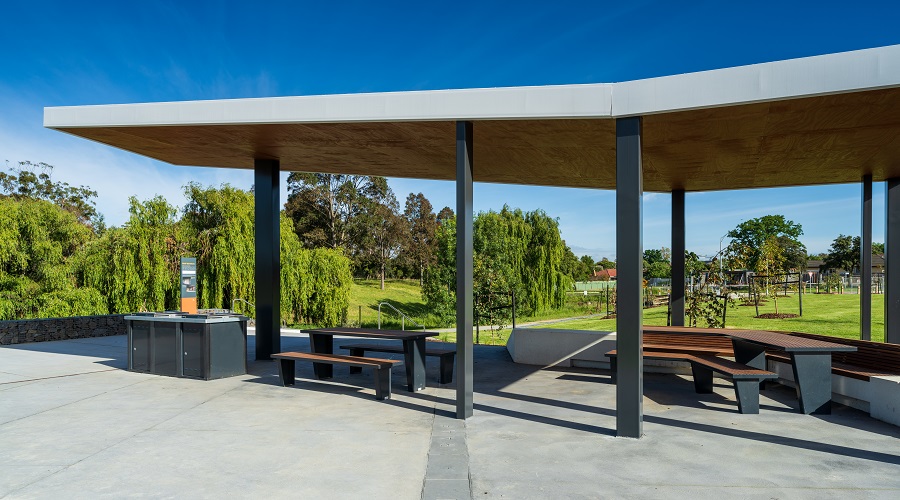 Undercover BBQ area