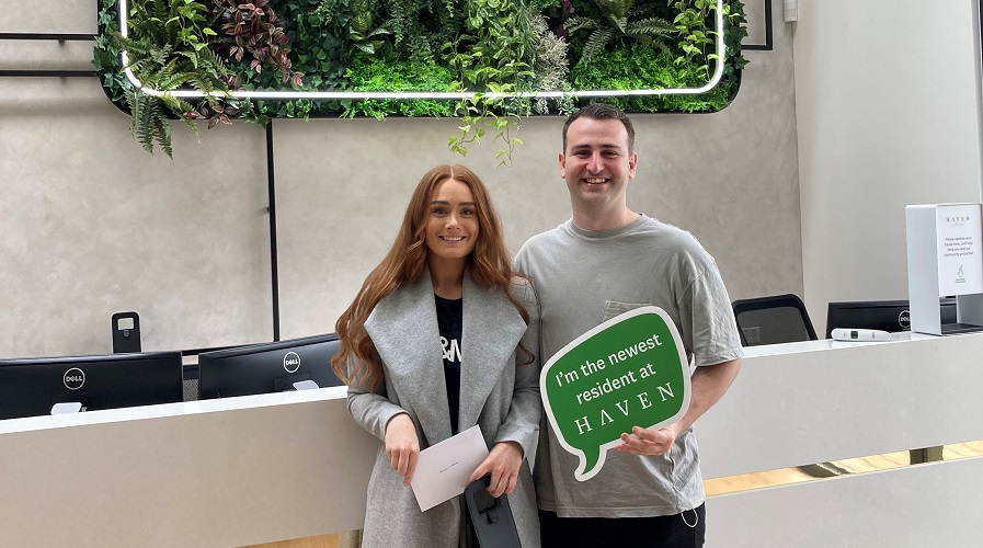 Haven’s first residents Damian and Meg!