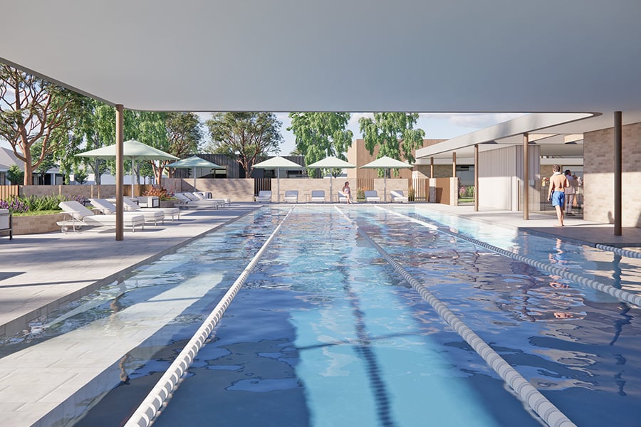 Halcyon Wildflower Pool Render