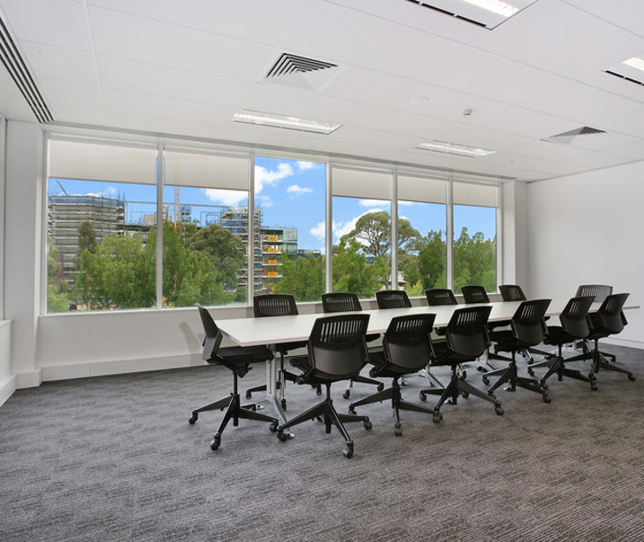 Giffnock office suite boardroom view