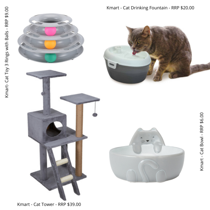 Cat products from Kmart