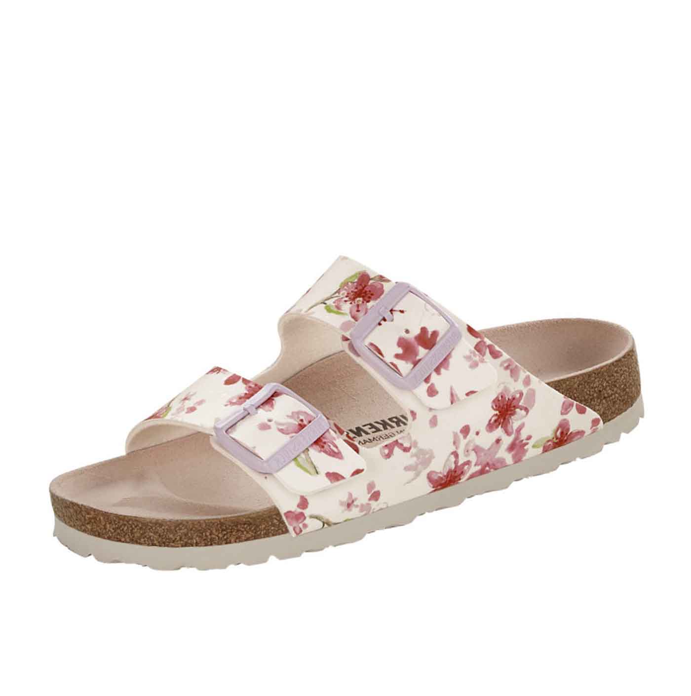 birkenstock arizona blossom white