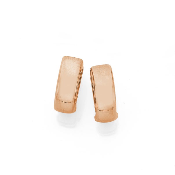 Rose gold hoop earrings prouds deals