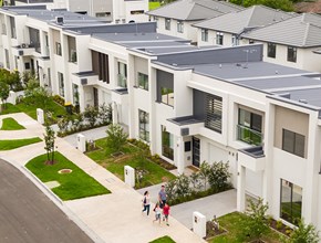 Stockland's Arve townhome development in the Melbourne suburb of Ivanhoe, Vic.