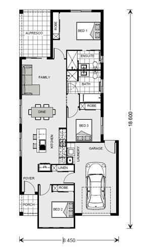 Robina 137 NCC compliant floorplan
