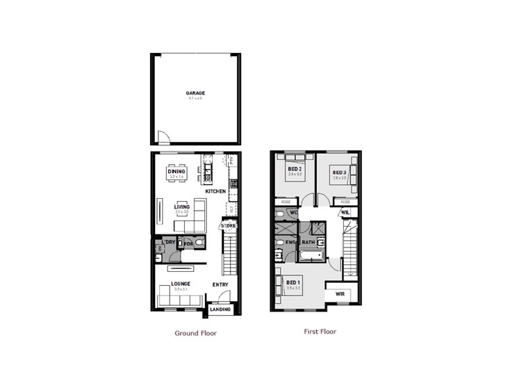 Octave 3 bed Evergreen