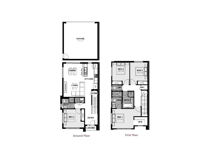 Octave 4 bed Evergreen