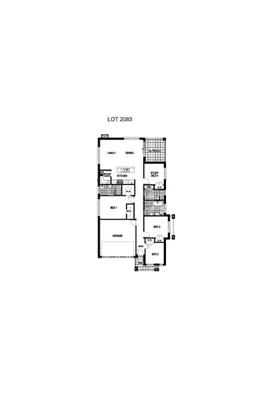 Lot 2083  Floor plan