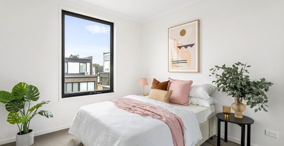 The third bedroom of an Apollo townhome at Stockland Orion in Braybrook.