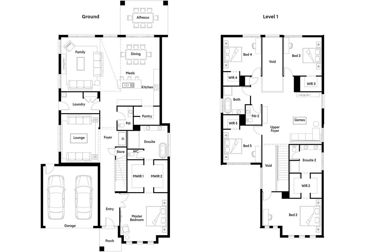 Edgebrook Sandford Display Home floorplan