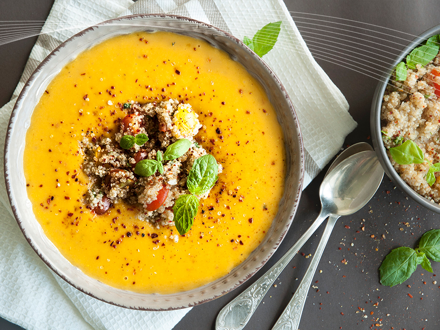 P is for Pumpkin Soup with Quinoa  Stockland A to Z of Mmmm