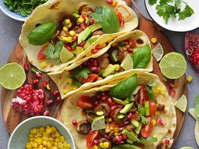 Vegetarian Tortilla Tacos