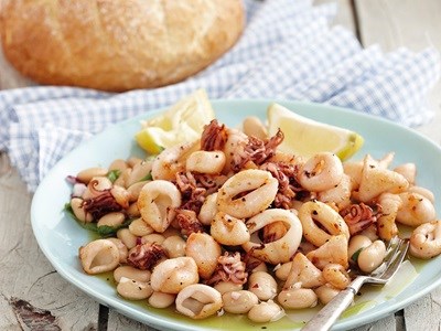 Calamari and Bean Salad