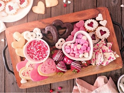 Romantic Dessert Board for Two