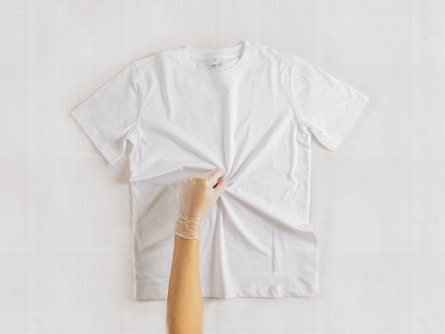 DIY Tie dye shirt white