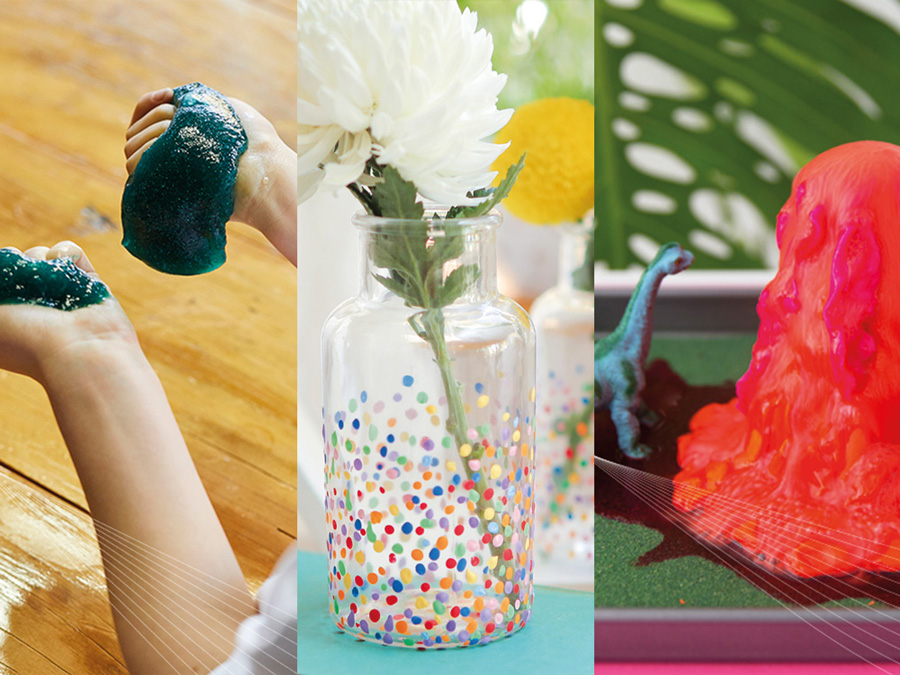 Slime, Vase and Kids Craft