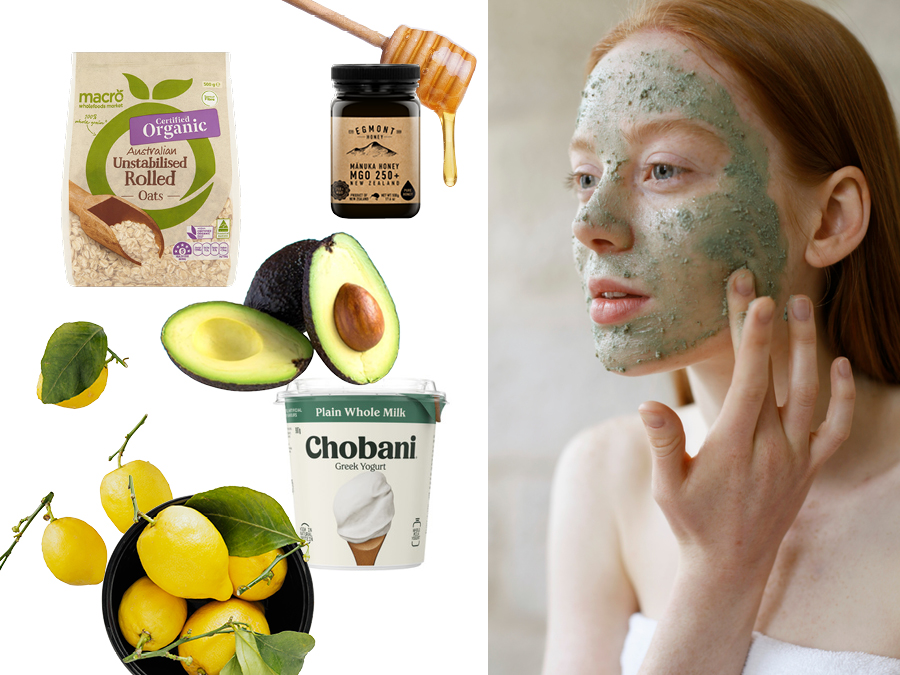 Various face mask ingredients