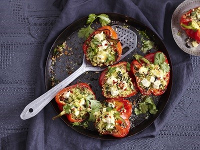 Oriental Stuffed Peppers with...