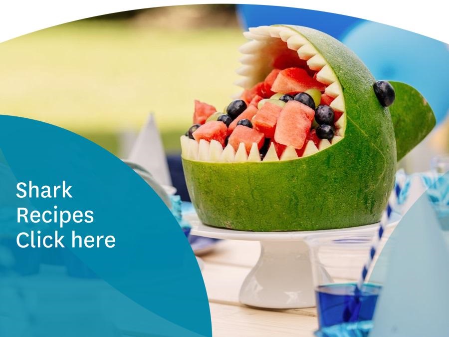 Shark jaws fruit salad