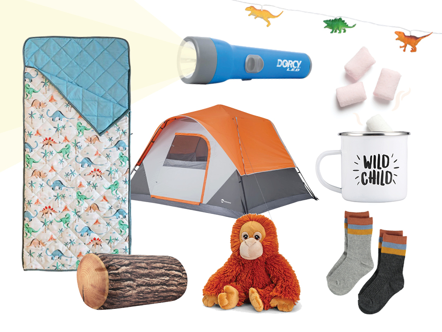 Camping essential items.