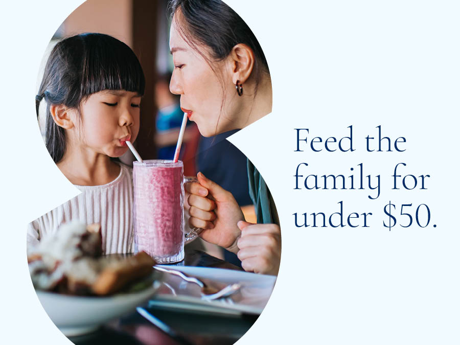 Feed the family for under $50